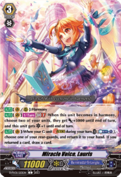 Cardfight!! Vanguard D-PV01 Miracle Voice, Lauris [P-Format]