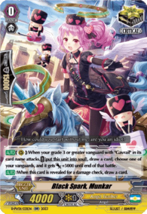 Cardfight!! Vanguard D-PV01 Black Spark, Munkar [P-Format]