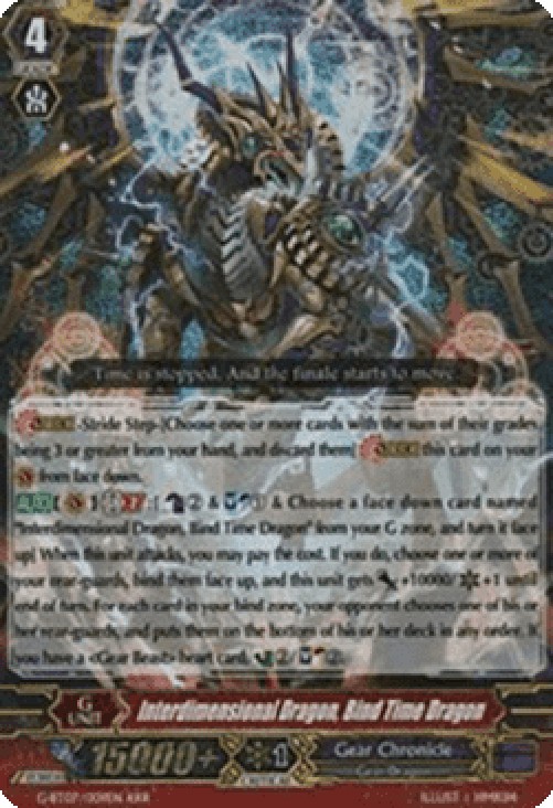 Cardfight!! Vanguard G-BT07 Interdimensional Dragon, Bind Time Dragon [G Fo