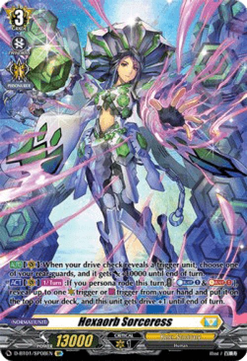 Cardfight!! Vanguard D-BT01 Hexaorb Sorceress [D Format] (V.2 - Special Par