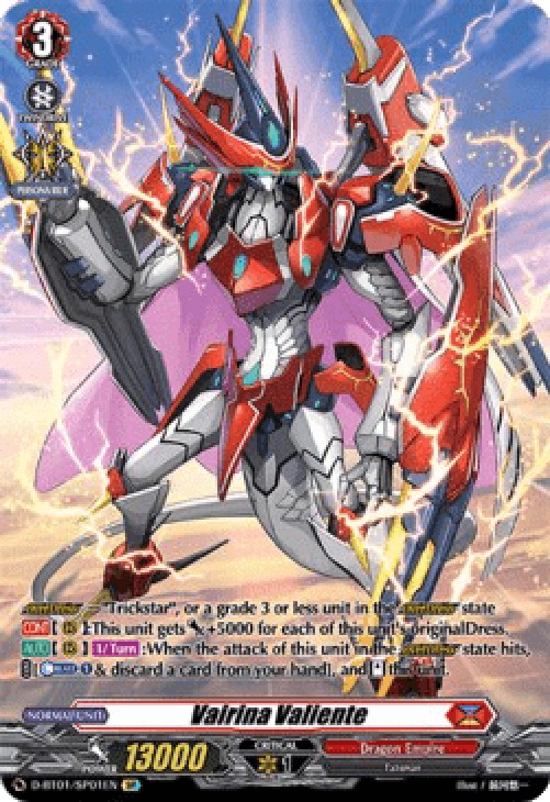 Cardfight!! Vanguard D-BT01 Vairina Valiente [D Format] (V.2 - Special Para