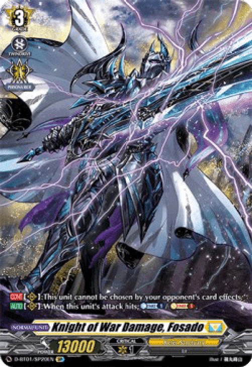 Cardfight!! Vanguard D-BT01 Knight of War Damage, Fosado [D Format] (V.2 - 