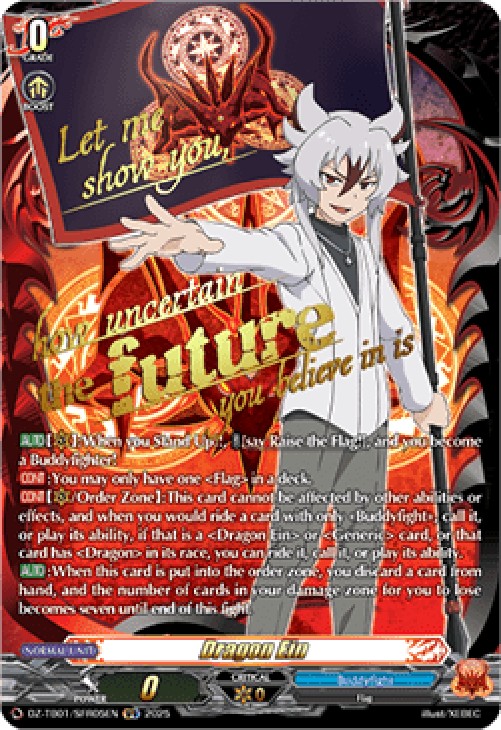 Cardfight!! Vanguard DZ-TB01 Dragon Ein [D-Format] (V.3 - Secret Rare)