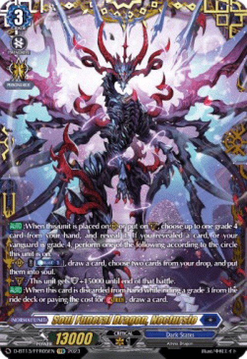Cardfight!! Vanguard D-BT13 Soul Funeral Dragon, Noctursio [D-Format] (V.2 