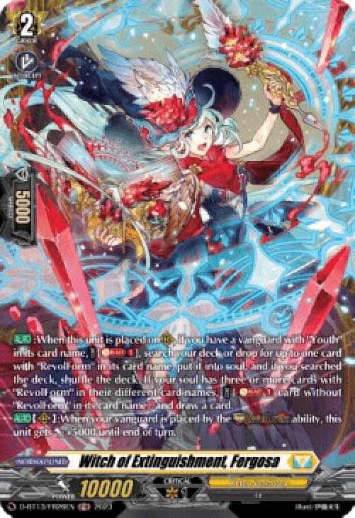 Cardfight!! Vanguard D-BT13 Witch of Extinguishment, Fergosa [D-Format] (V.