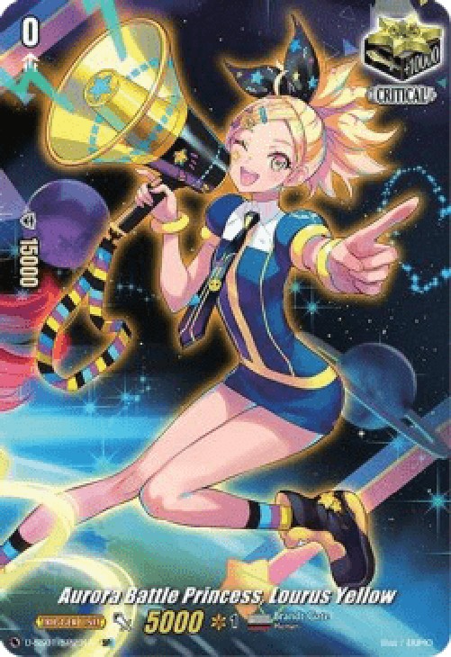 Cardfight!! Vanguard D-SS01 Aurora Battle Princess, Lourus Yellow [D Format