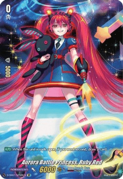 Cardfight!! Vanguard D-SS01 Aurora Battle Princess, Ruby Red [D Format] (V.