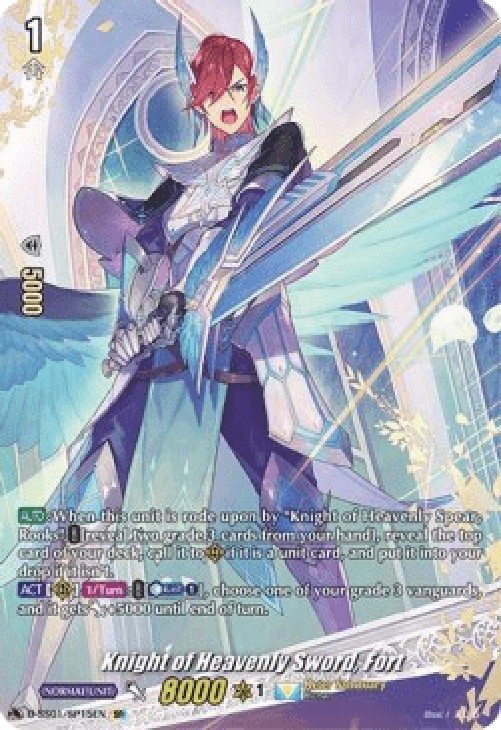Cardfight!! Vanguard D-SS01 Knight of Heavenly Sword, Fort [D Format] (V.2 