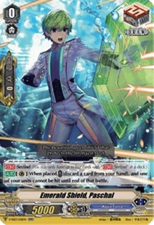 Cardfight!! Vanguard V-SS03 Emerald Shield, Paschal [V Format]