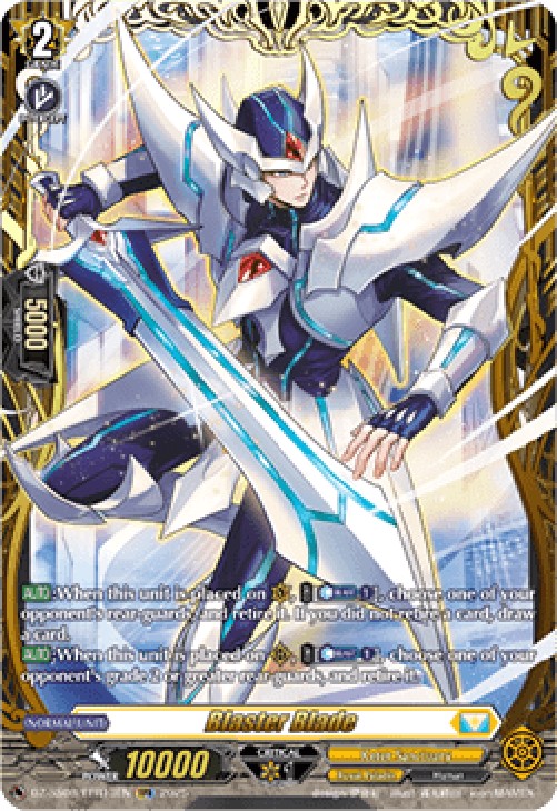 Cardfight!! Vanguard DZ-SS08 Blaster Blade [D Format] (V.1 - Double Frame R