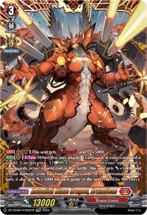 Cardfight!! Vanguard DZ-SS08 Astonish Blaze Dragon, Arumdeas [D-Format] (V.