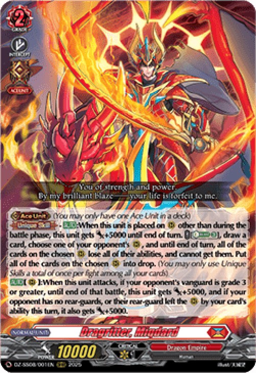 Cardfight!! Vanguard DZ-SS08 Dragritter, Miqdard [D-Format]