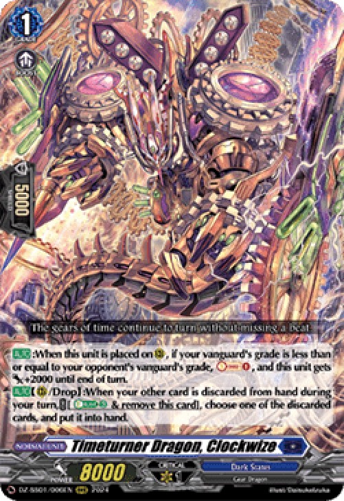Cardfight!! Vanguard DZ-SS01 Timeturner Dragon, Clockwize [D-Format] (V.1 -