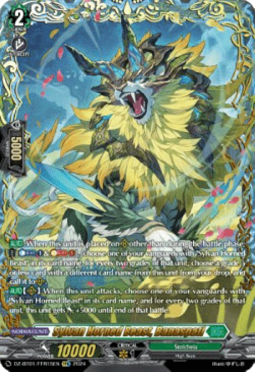 Cardfight!! Vanguard DZ-BT01 Sylvan Horned Beast, Banaspati [D-Format] (V.2