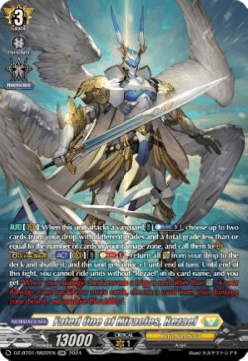Cardfight!! Vanguard DZ-BT01 Fated One of Miracles, Rezael [D-Format] (V.5 