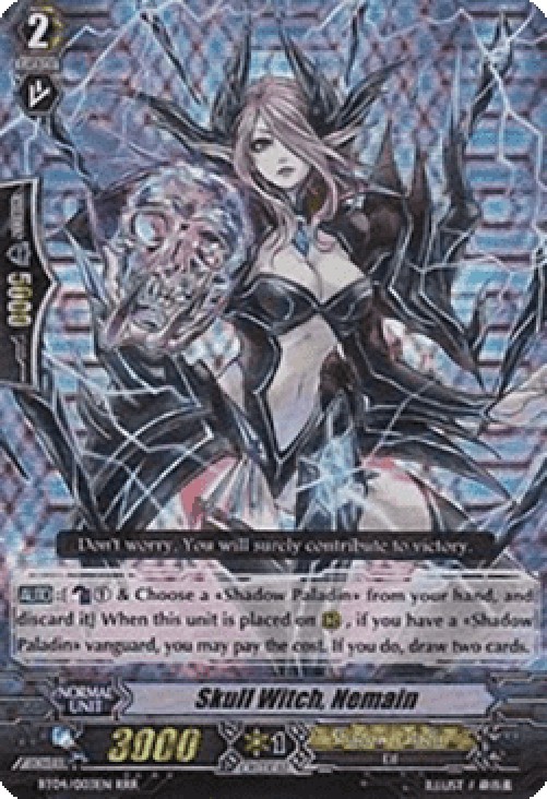 Cardfight!! Vanguard BT04 Skull Witch, Nemain [G Format] (V.2 - Triple Rare
