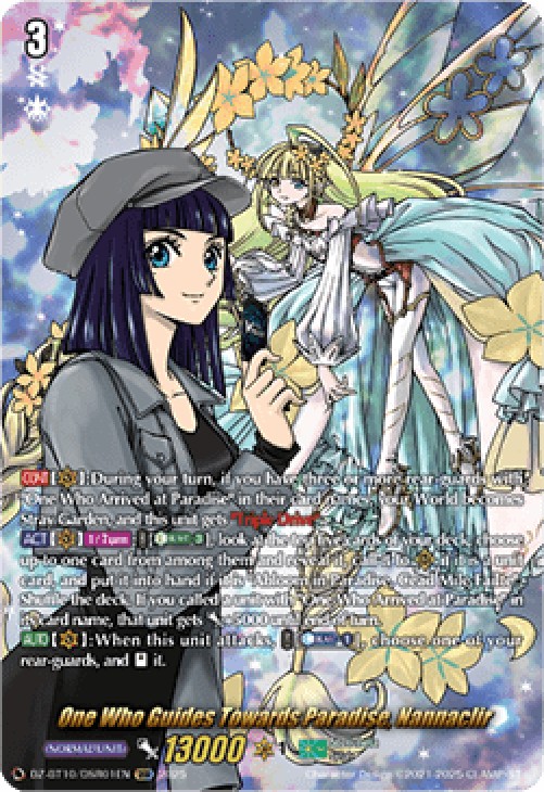 Cardfight!! Vanguard DZ-BT10 One Who Guides Towards Paradise, Nannaclir [D-