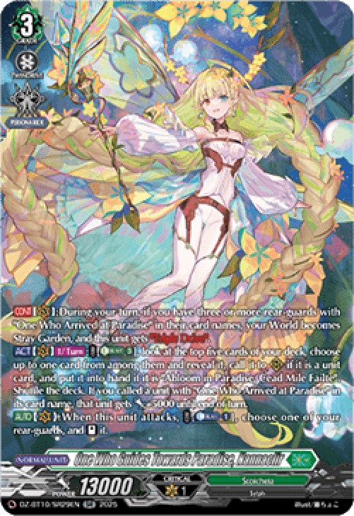 Cardfight!! Vanguard DZ-BT10 One Who Guides Towards Paradise, Nannaclir [D-