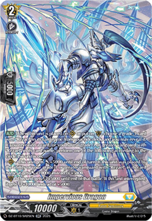 Cardfight!! Vanguard DZ-BT10 Impervious Dragon [D-Format] (V.3 - Silver Rar