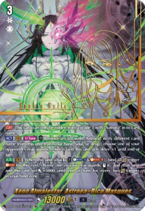Cardfight!! Vanguard D-BT10 Xeno Almajestar, Astroea=Bico Masques [D Format