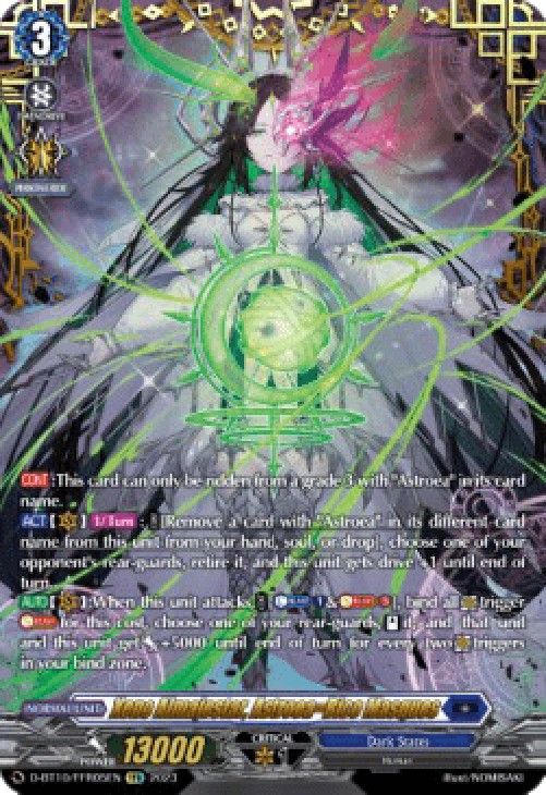 Cardfight!! Vanguard D-BT10 Xeno Almajestar, Astroea=Bico Masques [D Format