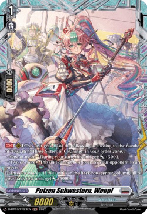 Cardfight!! Vanguard D-BT10 Putzen Schwestern, Weepl [D Format] (V.2 - Feat