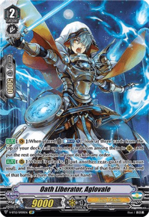 Cardfight!! Vanguard V-BT12 Oath Liberator, Aglovale [V Format] (V.2 - Spec