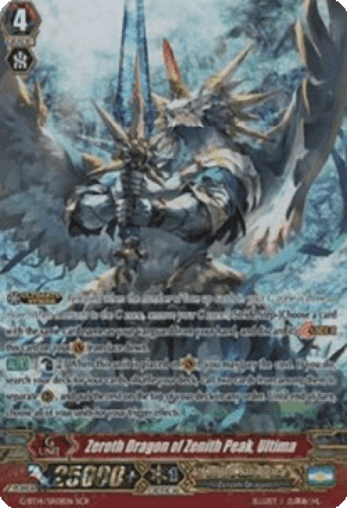 Cardfight!! Vanguard G-BT14 Zeroth Dragon of Zenith Peak, Ultima [G Format]