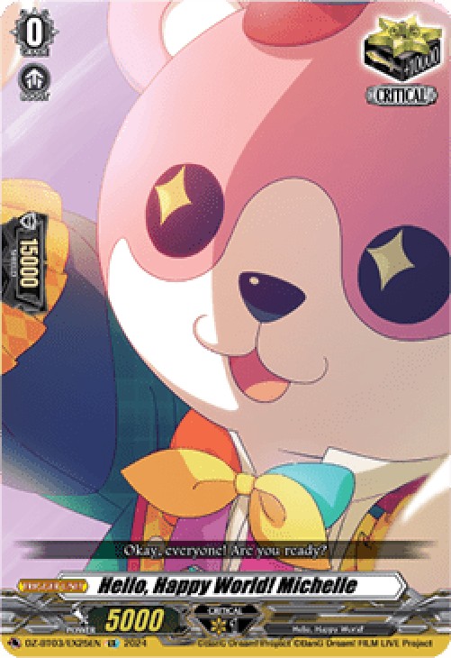 Cardfight!! Vanguard DZ-BT03 Hello, Happy World! Michelle [D-Format] (V.1 -