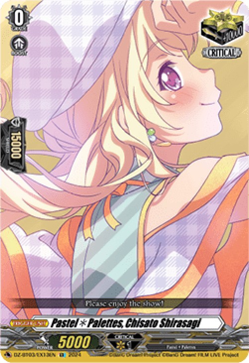 Cardfight!! Vanguard DZ-BT03 Pastel Palettes, Chisato Shirasagi [D-Format] 