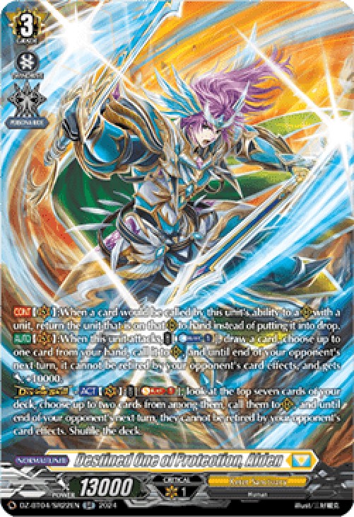 Cardfight!! Vanguard DZ-BT04 Destined One of Protection, Alden [D-Format] (