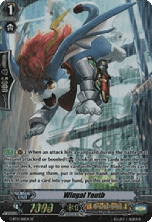 Cardfight!! Vanguard G-BT11 Wingal Youth [G Format]