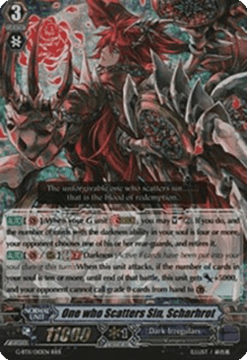 Cardfight!! Vanguard G-BT11 One who Scatters Sin, Scharhrot [G Format] (V.2