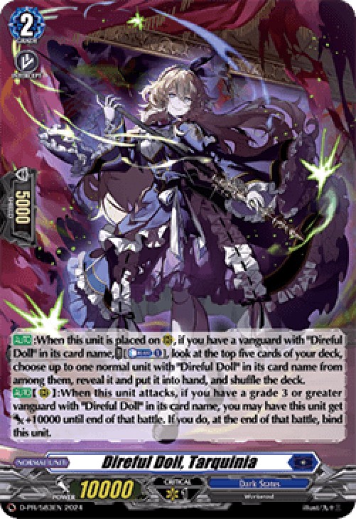 Cardfight!! Vanguard D-PR Direful Doll, Tarquinia [D-Format] (V.2 - Promo)