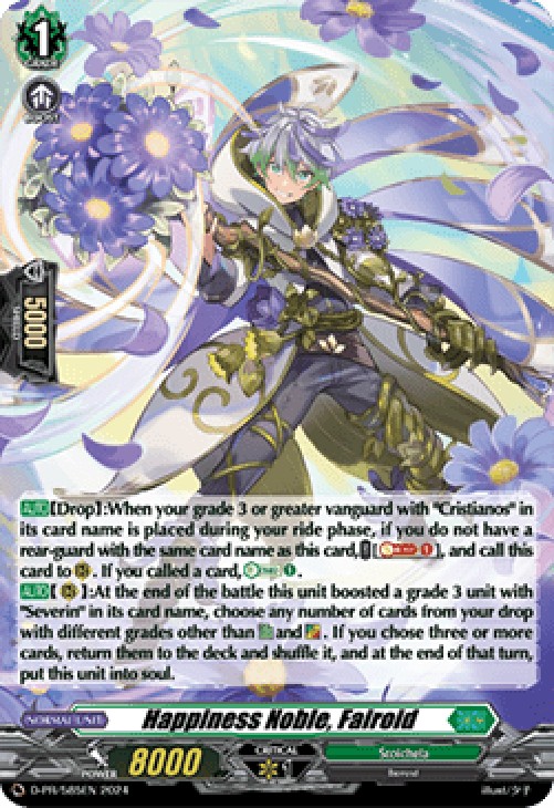 Cardfight!! Vanguard D-PR Happiness Noble, Fairoid [D-Format] (V.2 - Promo)