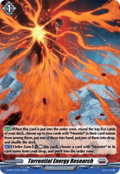 Cardfight!! Vanguard D-PR Torrential Energy Research [D Format] (V.2 - Prom