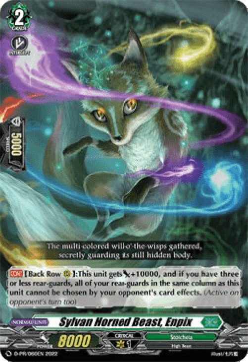 Cardfight!! Vanguard D-PR Sylvan Horned Beast, Enpix [D Format] (V.1 - Prom
