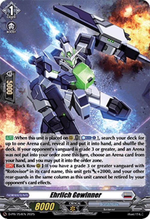 Cardfight!! Vanguard D-PR Ehrlich Gewinner [D-Format] (V.2 - Promo)