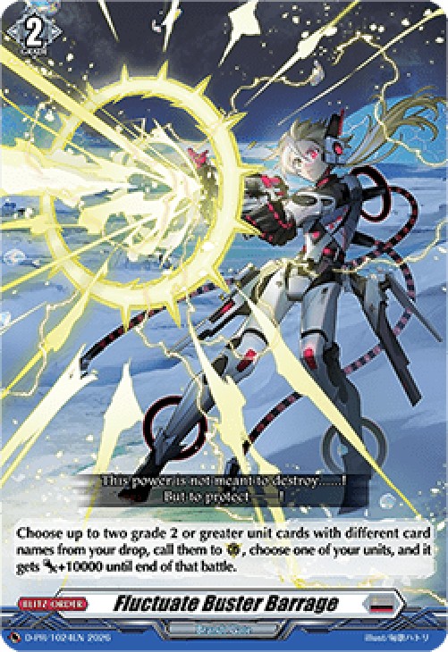 Cardfight!! Vanguard D-PR Fluctuate Buster Barrage [D-Format] (V.1 - Promo)