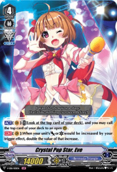 Cardfight!! Vanguard V-EB11 Crystal Pop Star, Eve [V Format] (V.1 - Legend 