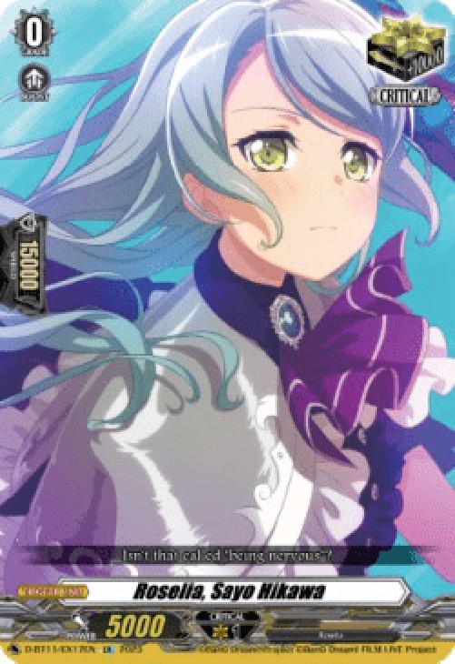 Cardfight!! Vanguard D-BT11 Roselia, Sayo Hikawa [D-Format] (V.1 - Feature 