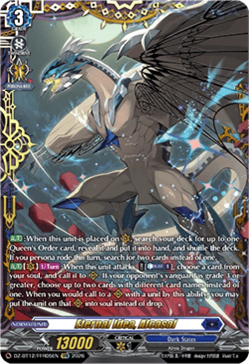 Cardfight!! Vanguard DZ-BT12 Eternal Idea, Alcasal [D-Format] (V.2 - Double