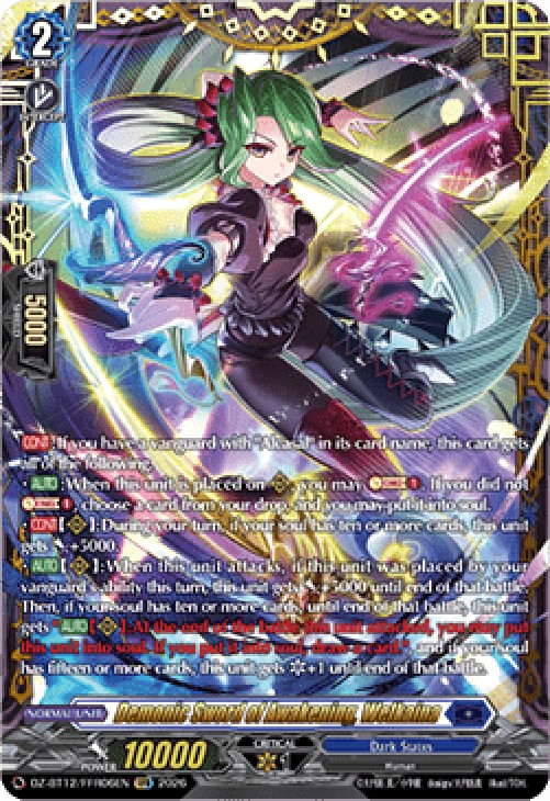 Cardfight!! Vanguard DZ-BT12 Demonic Sword of Awakening, Welkaina [D-Format