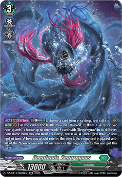 Cardfight!! Vanguard DZ-BT12 Deeplands, Reguregnus [D-Format] (V.4 - Silver