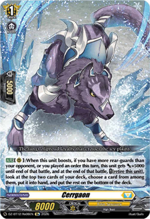 Cardfight!! Vanguard DZ-BT12 Cerrgaon [D-Format]