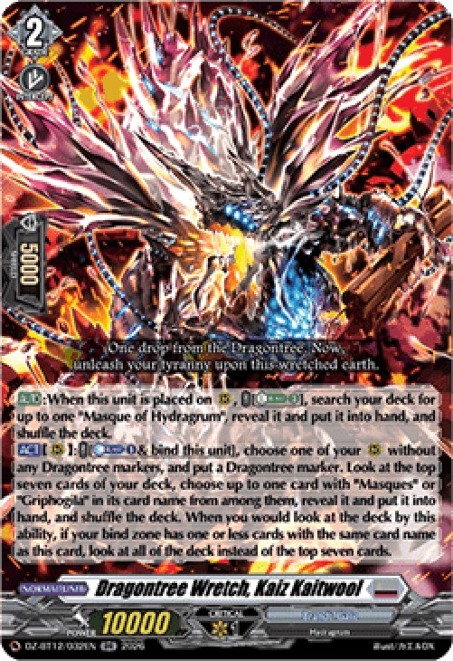 Cardfight!! Vanguard DZ-BT12 Dragontree Wretch, Kaiz Kaitwool [D-Format] (V