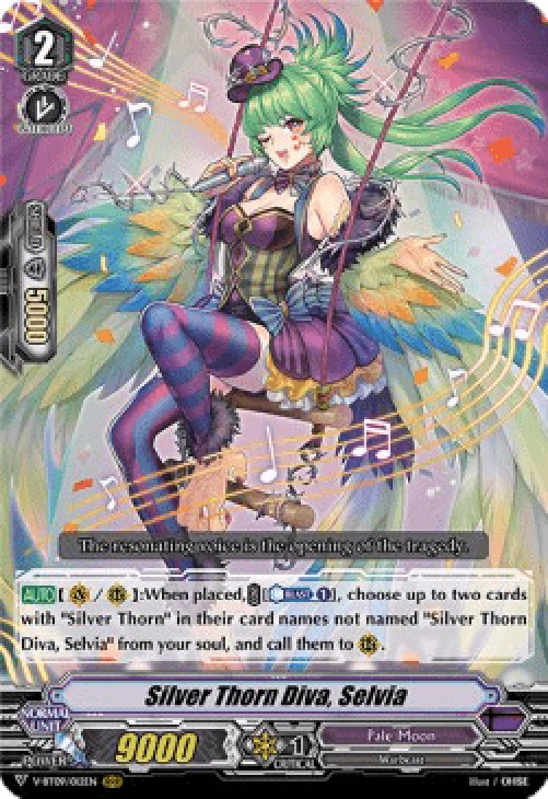 Cardfight!! Vanguard V-BT09 Silver Thorn Diva, Selvia [V Format] (V.1 - Tri