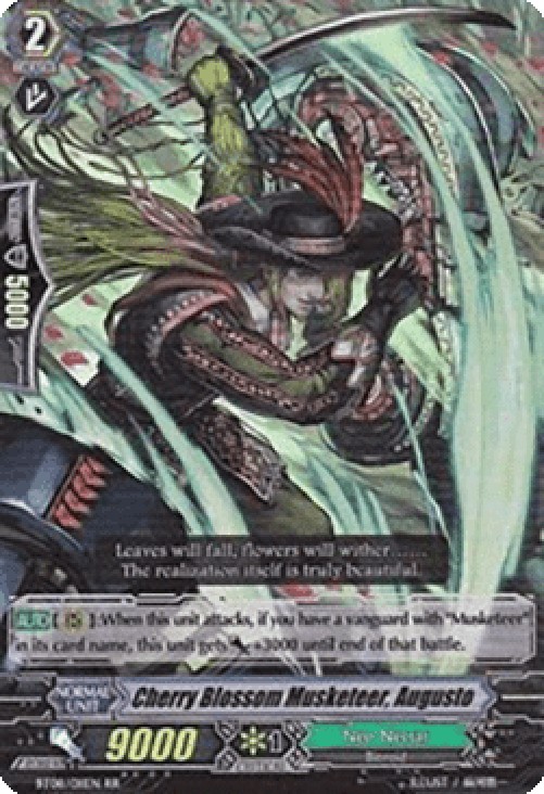 Cardfight!! Vanguard BT08 Cherry Blossom Musketeer, Augusto [G Format]