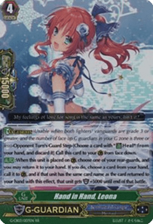 Cardfight!! Vanguard G-CB03 Hand in Hand, Leona [G Format] (V.1 - Double Ra