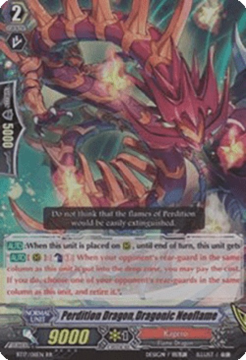 Cardfight!! Vanguard BT17 Perdition Dragon, Dragonic Neoflame [G Format] (V